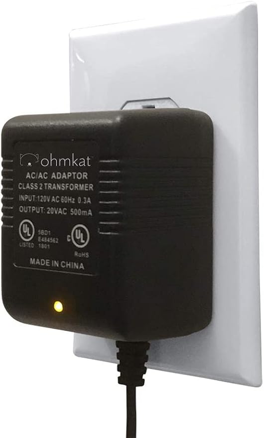 Video Doorbell Power Supply - Compatible with Blink Smart Wi-Fi Video Doorbell - No Existing Wiring Required - Transformer, Adapter, Power Kit & Supply All In One (Black)
