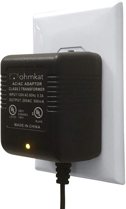 Video Doorbell Power Supply - Compatible with Blink Smart Wi-Fi Video Doorbell - No Existing Wiring Required - Transformer, Adapter, Power Kit & Supply All In One (Black)