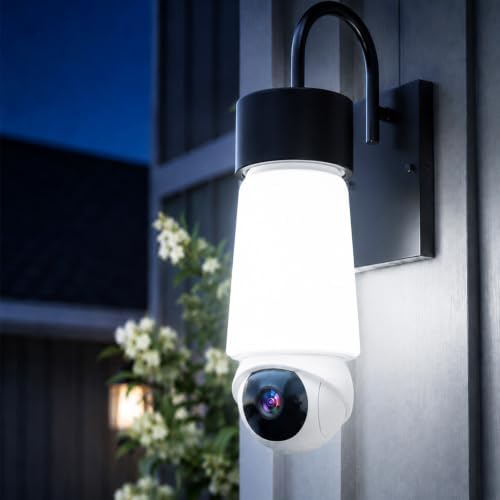 Light Bulb Security Camera, 5G&2.4GHz WiFi Light Bulb Cameras Wireless Outdoor Indoor, 2 in 1 Lightbulb Camera for Home Security, 2K HD Color Night Vision, Smart AI Motion Detection, 911 Emergency