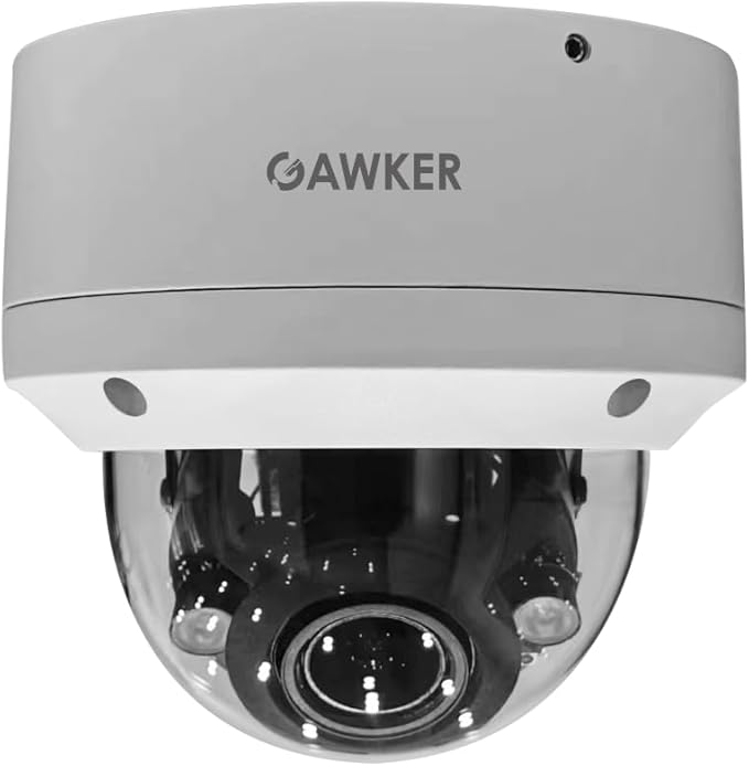 GAWKER G1083PDIR Dome CCTV Security Camera, 1080P HD-TVI/AHD/CVI and CVBS(Default) Video Out switchable, True Day&Night, IP66 Vandal Proof, 2.8-12mm Lens, IR Smart, DC12V/AC24V.