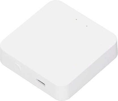 Smart Home Hub Gateway with 2.4GHz WiFi Connectivity and Type C Power Interface, Compatible with Zigbee and Bluetooth Devices - Supports Local Scene Linkage and Up to 100