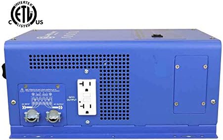AIMS 2000W 12V Pure Sine Inverter Charger w/Transfer Switch 120V ETL