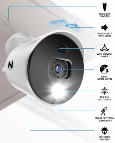 Night Owl DP8LSA 4K UHD BNC Hardwired Add on Camera Works BTD8 Series DVRs only