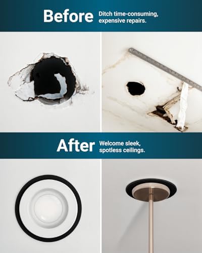 Sunco 12 Pack Goof Rings 4 Inch Recessed Lights, Can Light Trim Ring Flush Mount, Black Matte Finish, Durable Plastic Design, Ultra Thin