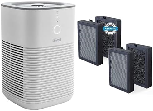 Levoit Air Purifier (LV-H128) and Replacement Filters (2 Pack)