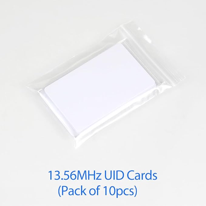 10 pcs Changeable UID Smart Card, Rewritable 13.56MHz RFID IC Blank Card | RFID 13.56MHz Card Readable Rewritable UID Changeable PVC Material for 1K IC Card Clone Block 0 Sector 0 Blank Card
