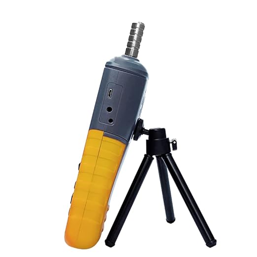 Air Quality Dust Particle Counter, High Sensitivity PM0.3/2.5/10 um Detector Air Dust Particle Monitor,Data Transfer/Storge Pollution Monitor (TC-8100)