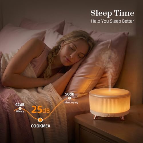 500ml Essential Oil Diffuser, Ultrasonic Aromatherapy Diffuser