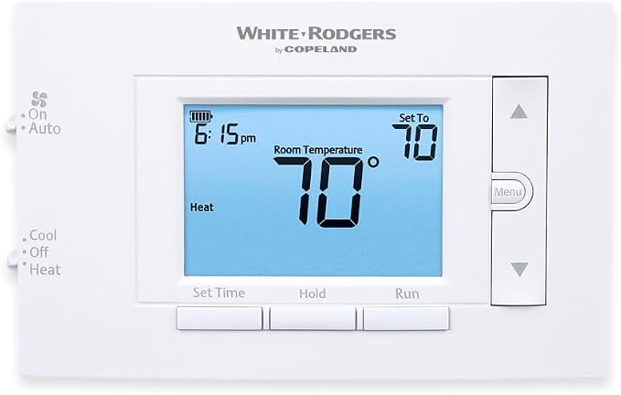 White-Rodgers 80 Series, Programmable, Single Stage Thermostat, 1F83C-11PR