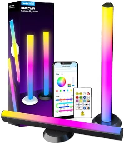 DAYBETTER Smart LED Light Bar,RGBICWW WiFi TV Light Bars for Room,Gaming