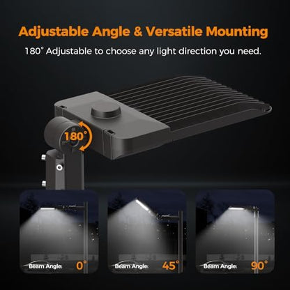 AIKVSXER 240W LED Parking Lot Light 60000LM Outdoor Street Lights 6 Pack
