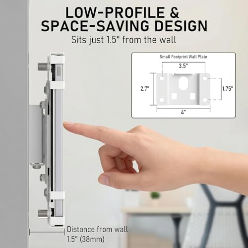 Tablet Wall Mount, Metal Enclosure iPad Holder for Retail POS & Smart Home