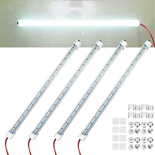 Rifachua 12V LED Interior Light Bar DC 12 Volt led Strip Lights 14" 2P