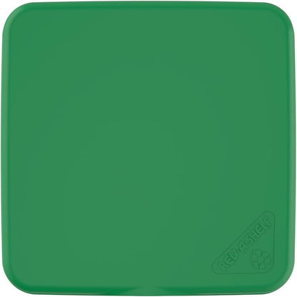 Rev-A-Shelf 27 Qt Under Sink Garbage Can Lid for Base Kitchen and Bathroom Cabinet, Replacement Plastic Trash Bin Lid Only, Green, RV-1024-LID-G-1-40