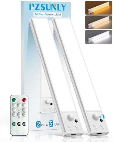 Under Cabinet Lighting Wireless,Motion Sensor Light Indoor (2 Pack)