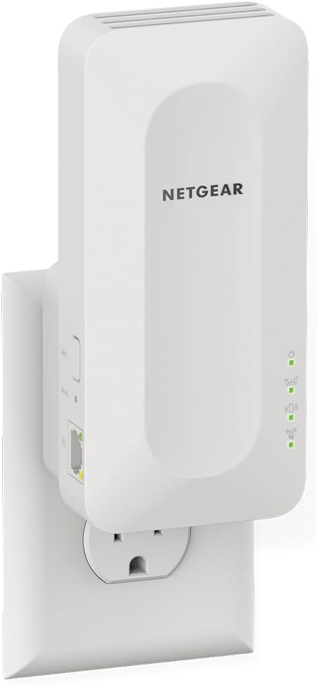 NETGEAR WiFi 6 Mesh Range Extender (EAX14) - Add up to 1,200 sq. ft. and up to 20 Devices with AX1800 Dual-Band Wireless Signal Booster & Repeater (up to 1.8 Gbps Speed), WPA3 Security, Smart Roaming
