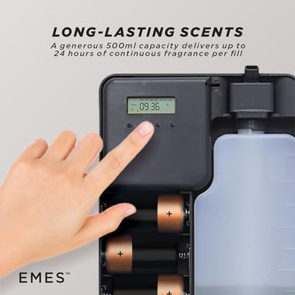 EMES 700 Waterless Smart Aromatherapy Diffuser | Scent Diffuser for Essential Oils for Homes, Spa, Office & Hotel | 24-Hr Bluetooth-Controlled Scent Air Machine | 500ml Capacity-Color Gray | 700 sq ft