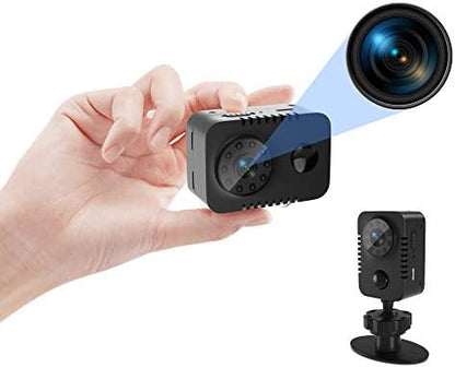 Full HD 1080p Mini Spy Hidden Camera with PIR Motion Detector and Night Vision Small Nanny Cams Body Cam Portable Indoor Secutity Home Security Surveillance Camera 60 Days Standby-(No WiFi)