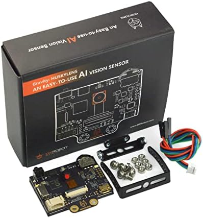 DFROBOT HUSKYLENS Smart Vision Sensor for Raspberry Pi, LattePanda or Micro:bit | AI Camera Support Object/Line Tracking, Face/Object/Color/Tag Recognition