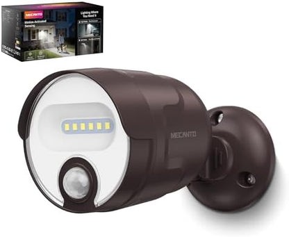 USB Rechargeable Motion Sensor Light Outdoor, 4000mAh Built-in Battery 600 Lumen Spotlight, IP65 Waterproof Cordless Wall Light for Porch Garage House