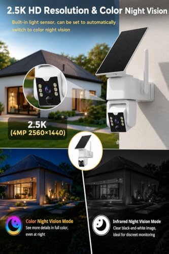 Security Cameras Wireless Outdoor,Home Security Camera System,500GB HDD