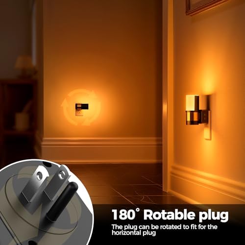Briignite Night Lights Plug into Wall 2 Pack Dimmable 3CCT Night Light