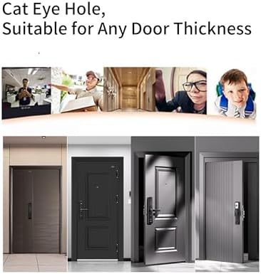 Peephole Door Viewer Digital Door Eye Viewer Camera 3.5 inch LCD HD Screen 120 Degrees Wide Angle View for Home Security System