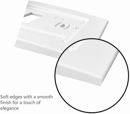 F61-2663 Wall Plate for Sen si Wi-Fi Programmable Thermostat,Hand Control, White (2)
