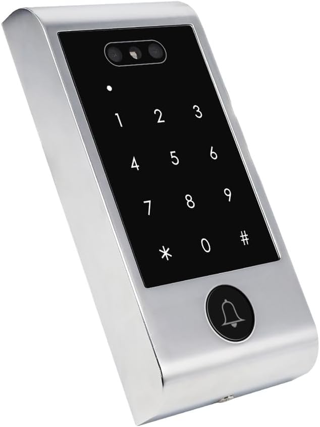 WiFi Remote Add Delete User Biometric Face Recognition Card Password Metal Waterproof Keypad Controller 600lbs Magnetic Lock Push Exit Button Smart Phone App Remote ADD/Delete User
