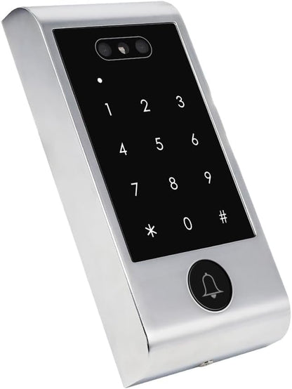 WiFi Remote Add Delete User Biometric Face Recognition Card Password Metal Waterproof Keypad Controller 600lbs Magnetic Lock Push Exit Button Smart Phone App Remote ADD/Delete User