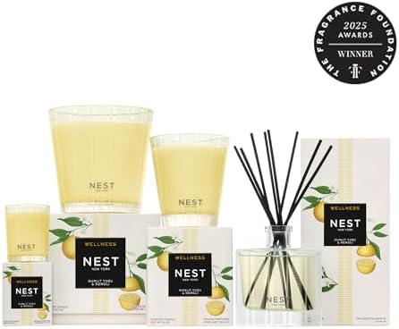 NEST New York Smart Home Fragrance Diffuser Refill Smart Vials, Sunlit Yuzu & Neroli - Set of 2 - Designed for NEST x Pura 3 and NEST x Pura 4 Diffusers - Cruelty Free, Vegan