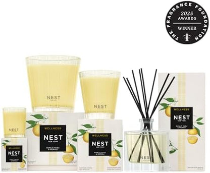 NEST New York Smart Home Fragrance Diffuser Refill Smart Vials, Sunlit Yuzu & Neroli - Set of 2 - Designed for NEST x Pura 3 and NEST x Pura 4 Diffusers - Cruelty Free, Vegan