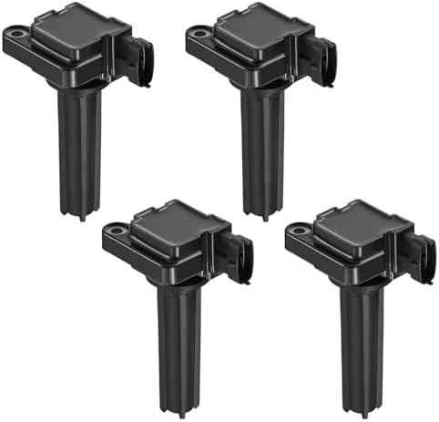 BDFHYK Ignition Coil Pack UF526 Compatible with Saab 9-3 2003-2011 9-3X 2010-2011 2.0L l4 Saab Oem Coil Pack Coil for C1430 GN10592 H6T60271 5C1423 SKIC117 5C1423 COP300 GN10592 C732 Set of 4