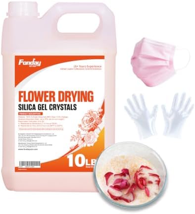 10LBS Fonday Silica Gel Flower Drying Crystals for Bouquet Preservation