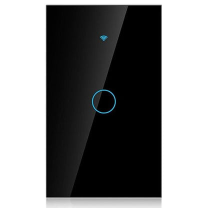 Switch, Remote Switch with Highly Sensitive Touch Keys, Suitable for 1-Way AC(Black)