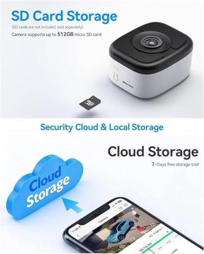 LongPlus 8MP 4K Window Camera WiFi 6 Safeview Window Security Camera