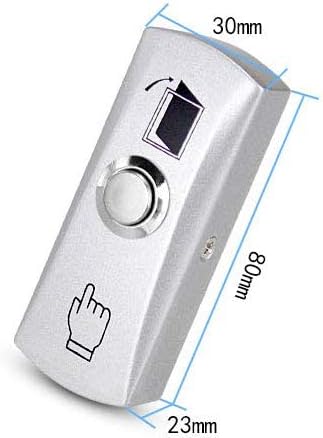 2 Door Track in and Out Security Entry System with 4 RFID Keypad Reader+600lbs Electronic Magnetic Lock+Metal Exit Button+Power Supply Box+FRID Cards/Key fobs TCP/IP Phone APP