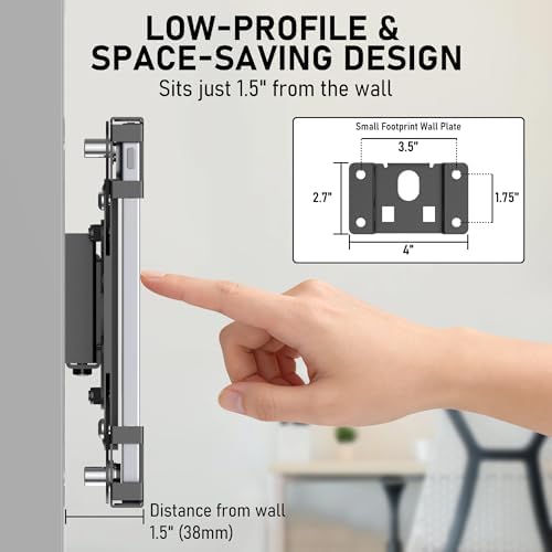 Tablet Wall Mount, Metal Enclosure iPad Holder for Retail POS & Smart Home