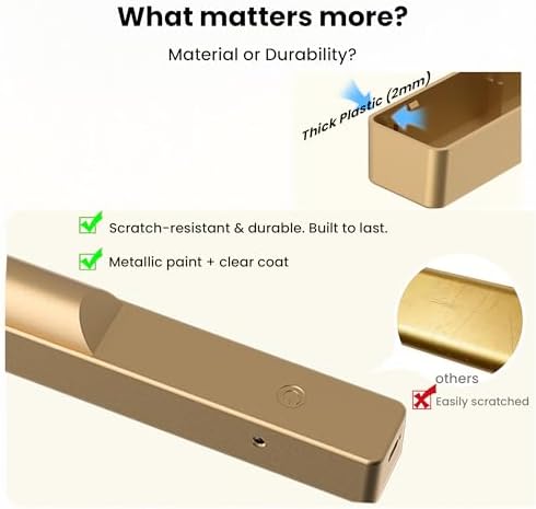 Picture Light Battery Rechargeable, 3Pack Picture Light for Wall with Remote, 3 Color Modes and Dimmable Classic Art Lights for Paintings, Pictures in Gallery, Bedroom, with Timer_Antique Gold