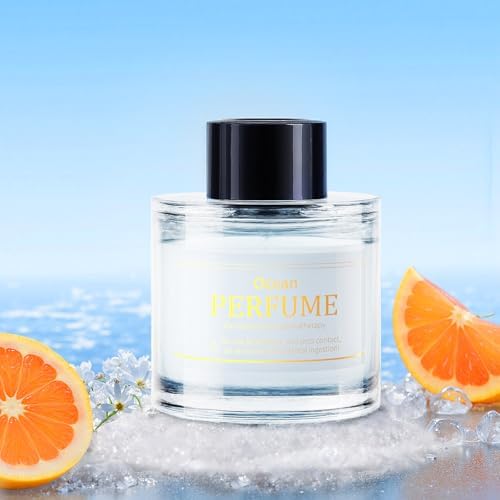Smart Car Air Freshener Refill 50ml (1.69OZ)- Car Diffuser Perfume Made with Natural Plant Extracts, Essential Oil Refill Compatible with Most Air Diffusers, Long-Lasting Car Fragrance - Ocean