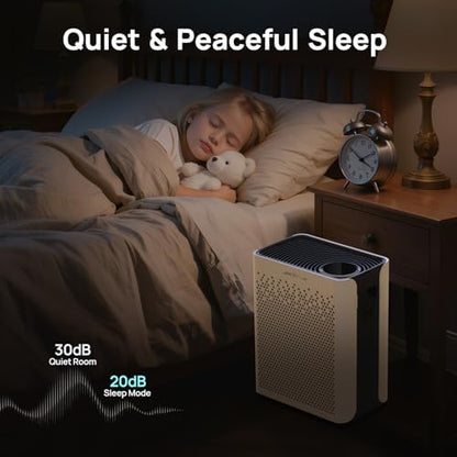 Air Purifiers for Home Large Room with Washable Pre Filters, Up to 1015Ft²