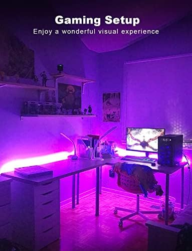 DAYBETTER Smart RGB Led Strip Lights, 100ft Led Lights for Bedroom with App Control, Multicolor Changing Led Light Strips Apply for Home Decor, Living Room, Kitchen, Home Party Decoration