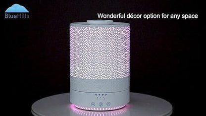 BlueHills 2500 ML XL Essential Oil Diffuser Aroma Humidifier Décor White