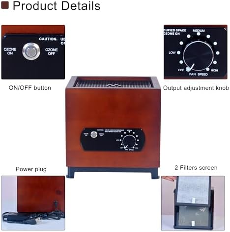 0zone Generator 3500 Sq/Ft Air Ionizers Machine for Commercial Industrial