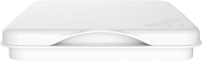 Rev-A-Shelf 27 Qt Under Sink Garbage Can Lid for Base Kitchen and Bathroom Cabinet, Replacement Plastic Trash Bin Lid Only, White, RV-1024-LID-1-40