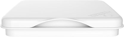 Rev-A-Shelf 27 Qt Under Sink Garbage Can Lid for Base Kitchen and Bathroom Cabinet, Replacement Plastic Trash Bin Lid Only, White, RV-1024-LID-1-40