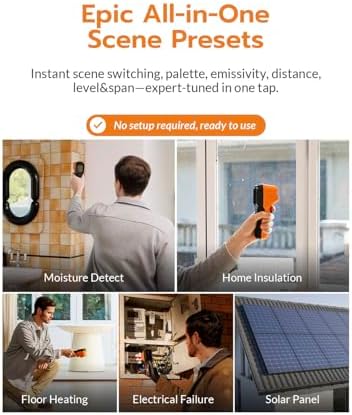 GT16S Thermal Camera,AI Scene Detection,Thermometer Mode