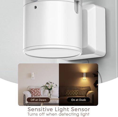Briignite Motion Sensor Night Light, Motion Activated Plug in Night Lights