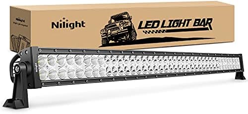 Nilight LED Light Bar 42Inch 240W Spot Flood Combo Driving Lamp Roof Bumper Off Road Lights LED Work Light Pods for Trucks Pickup SUV ATV UTV Boat 4x4 Van Camper