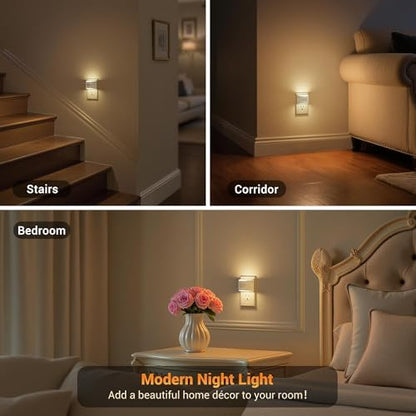 JandCase Motion Sensor Night Light, Night Lights Plug into Wall